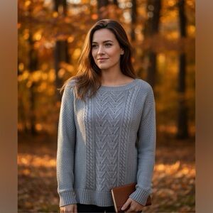 Women’s Grey sweater by Ann Taylor Loft Sz M